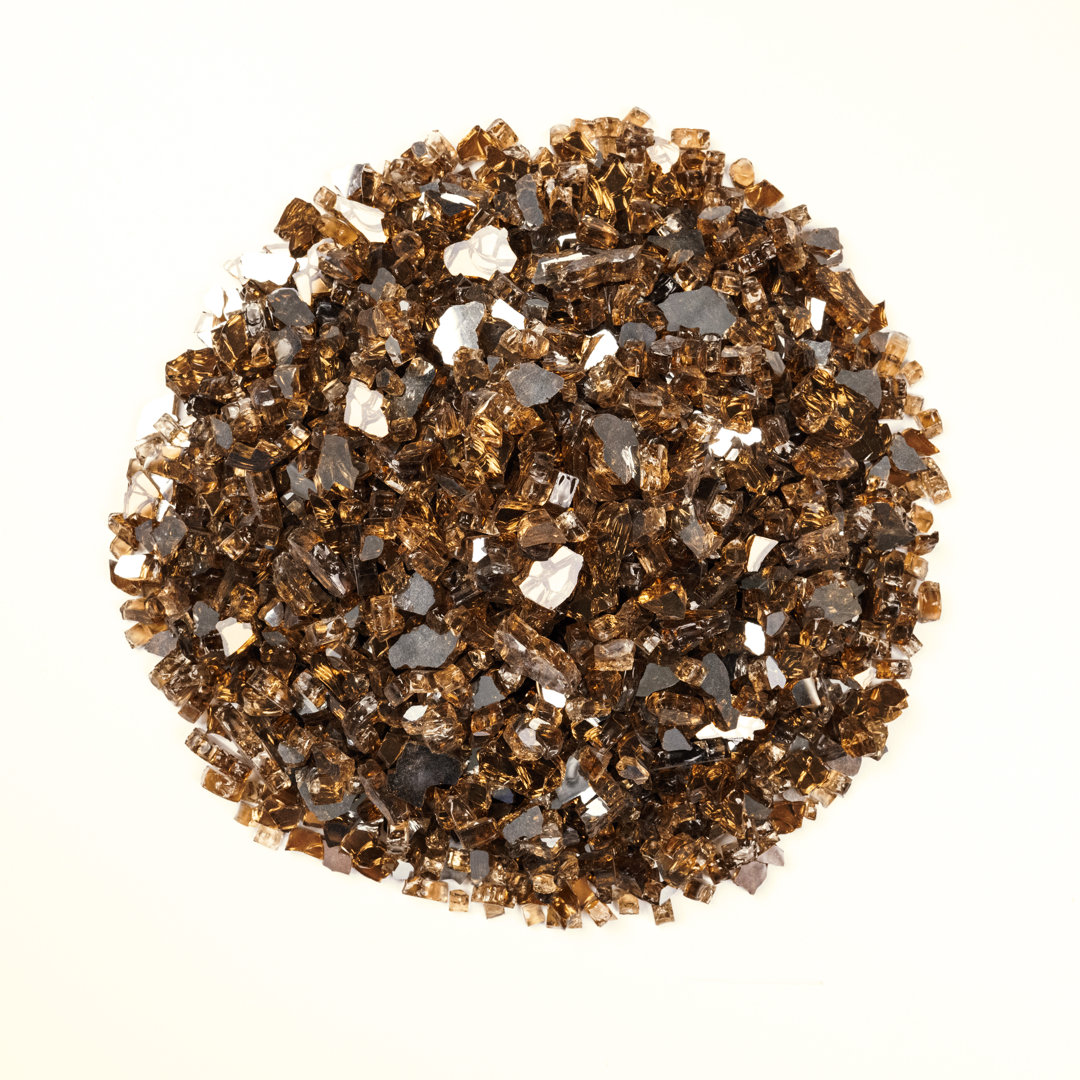 Pyrelis Tempered Fire Glass for Fire Pits and Fireplaces (20 lb. Bag)